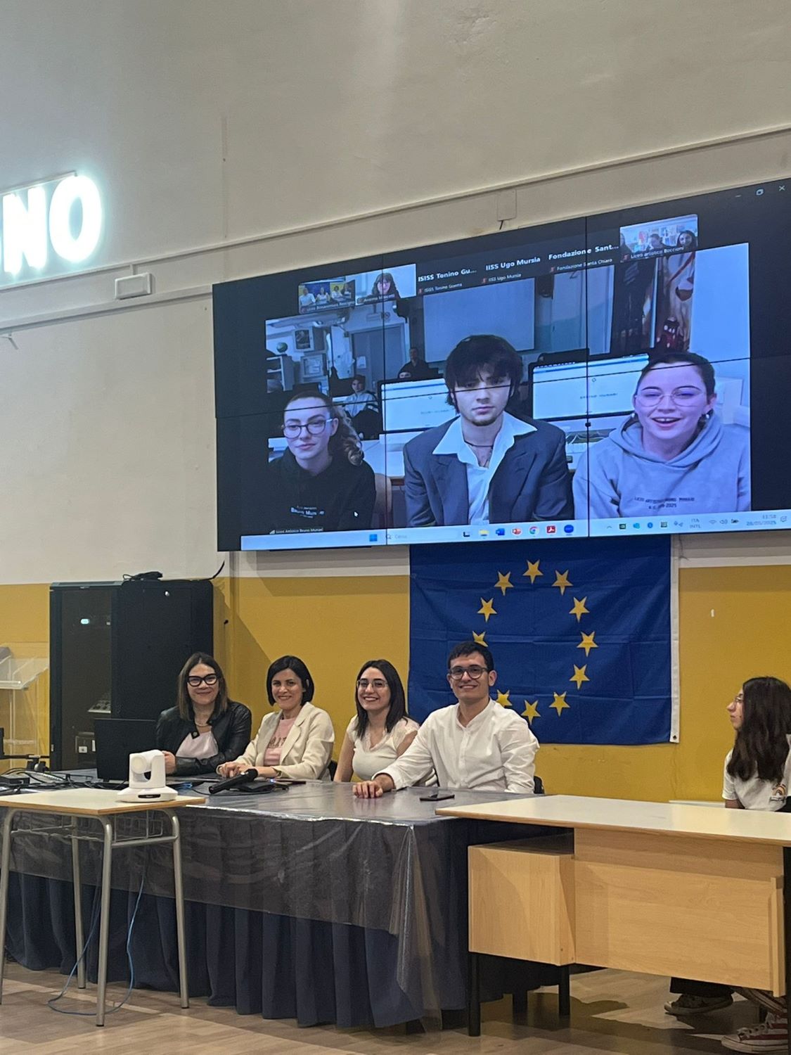 Un momento della premiaizone